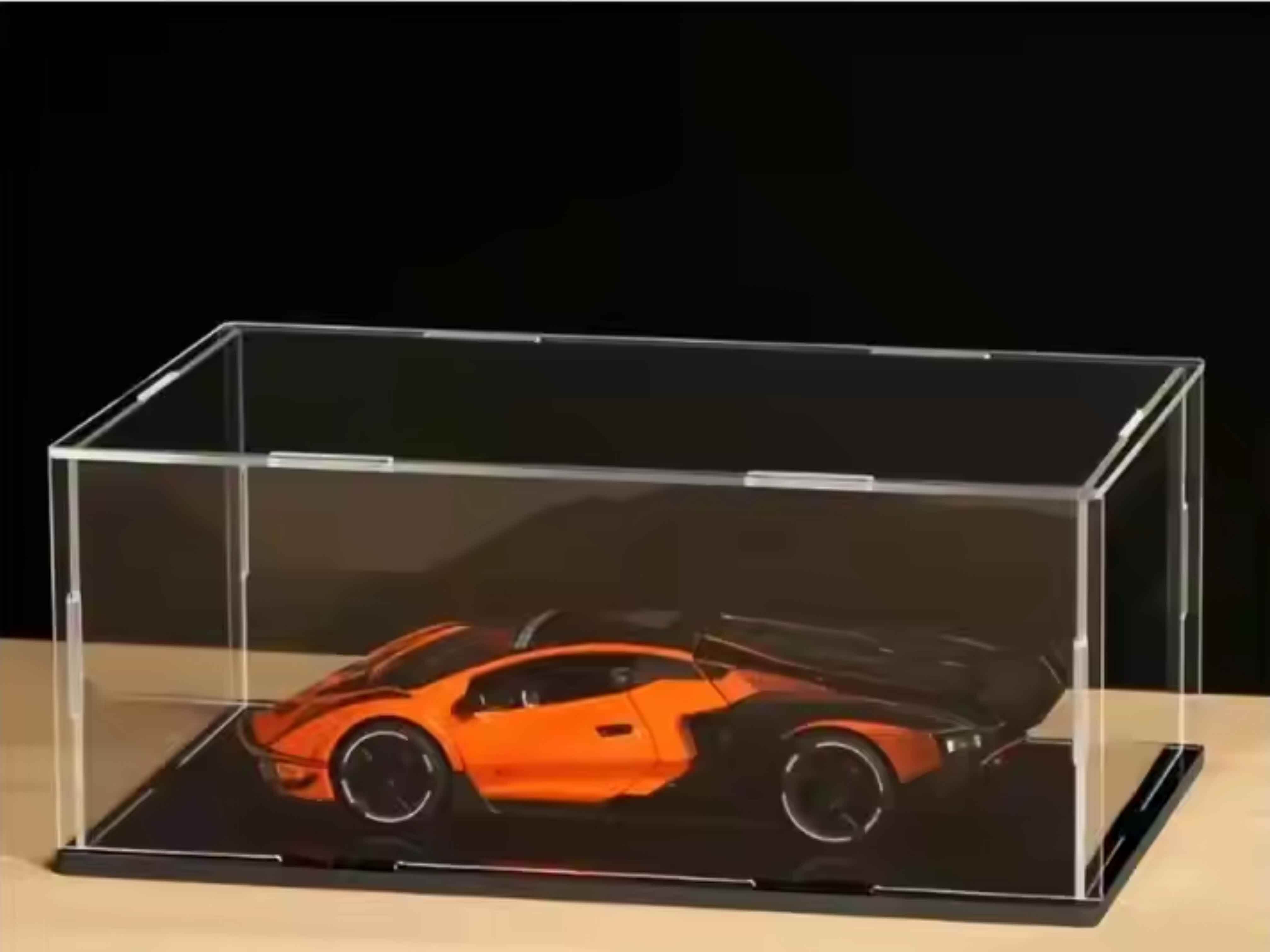 Assembly Acrylic Figure Display Box Clear Acrylic Reptile Display Box 10x10x10cm Acrylic Collection Display Box