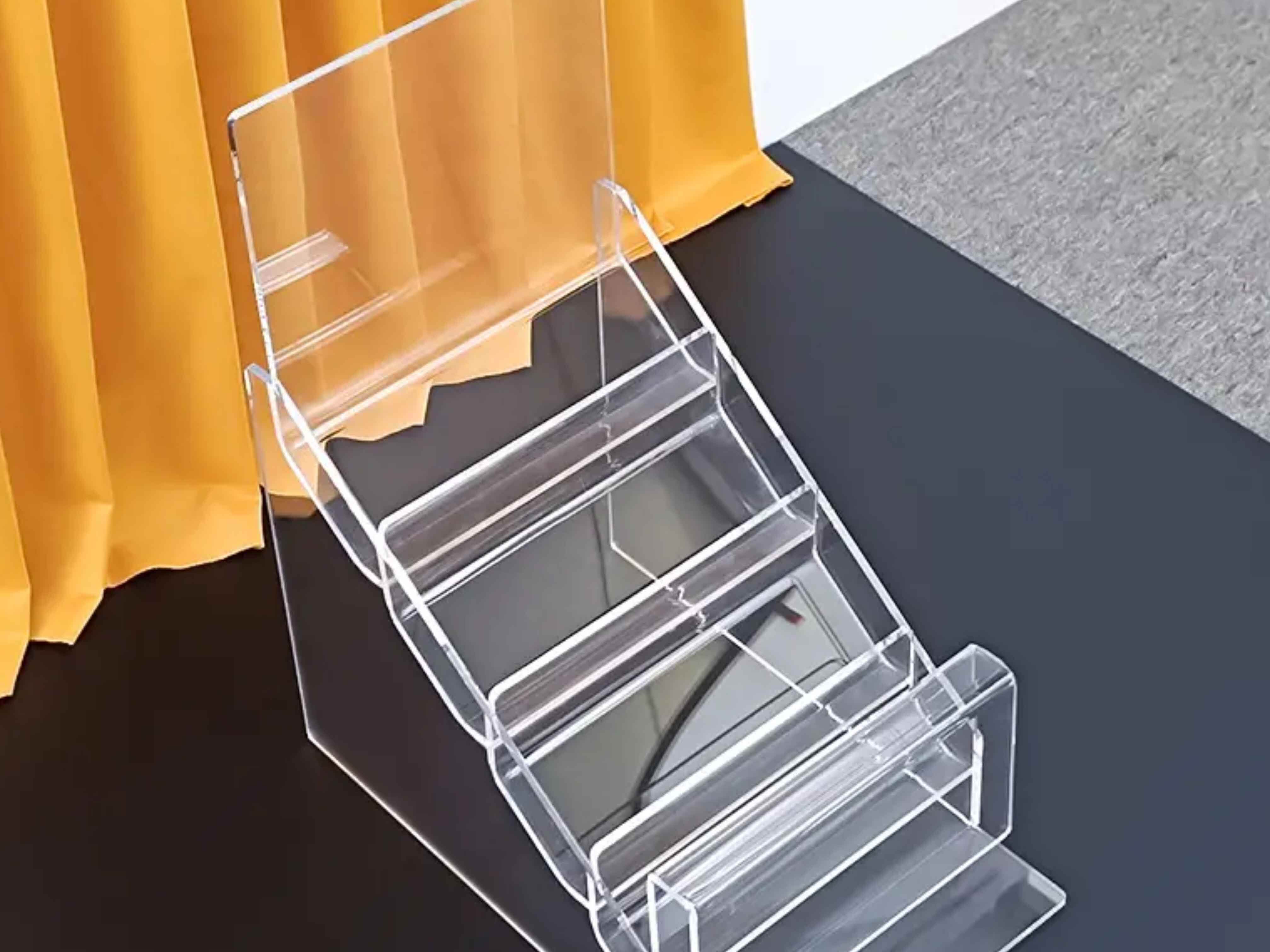 High Quality Multifunction Transparent PMMA Acrylic Display Shelves