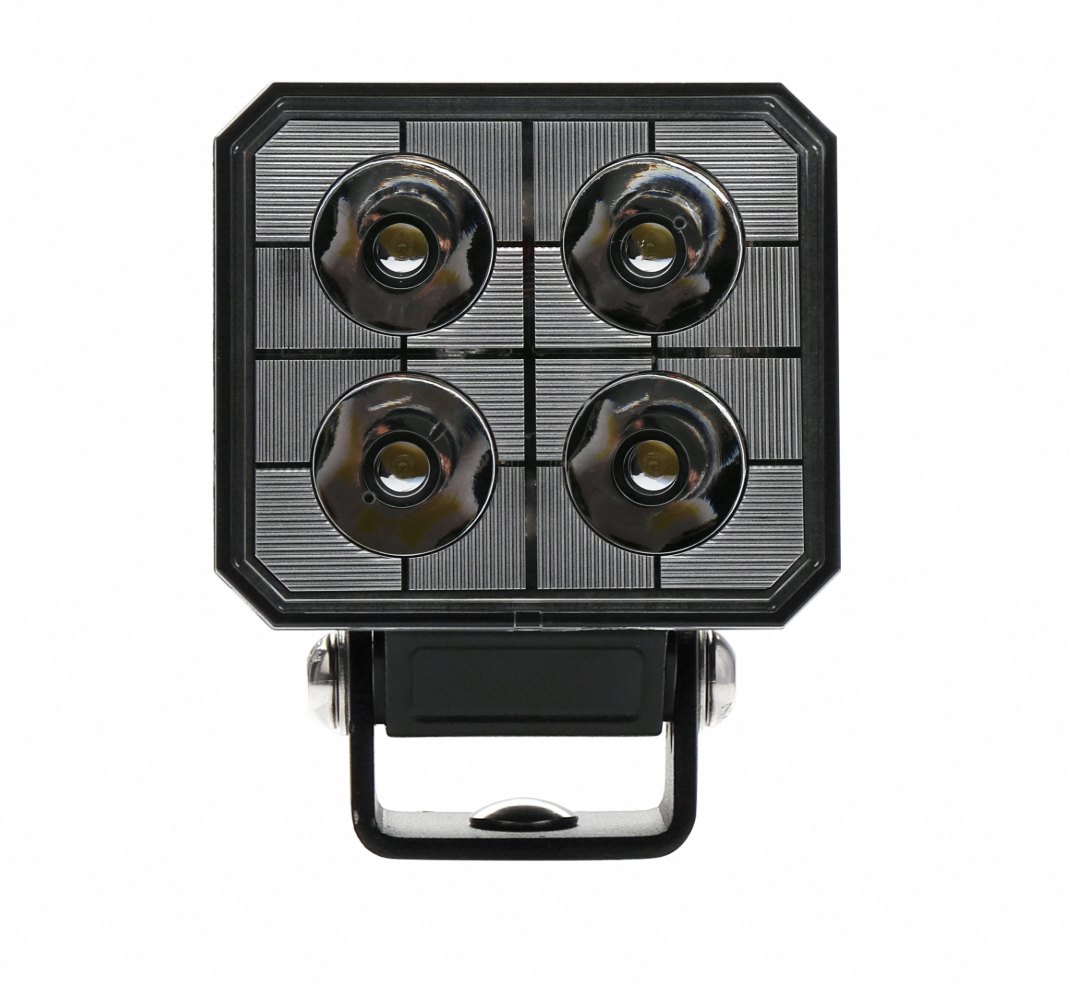 Dual-color integrated face mask with work light manufacture