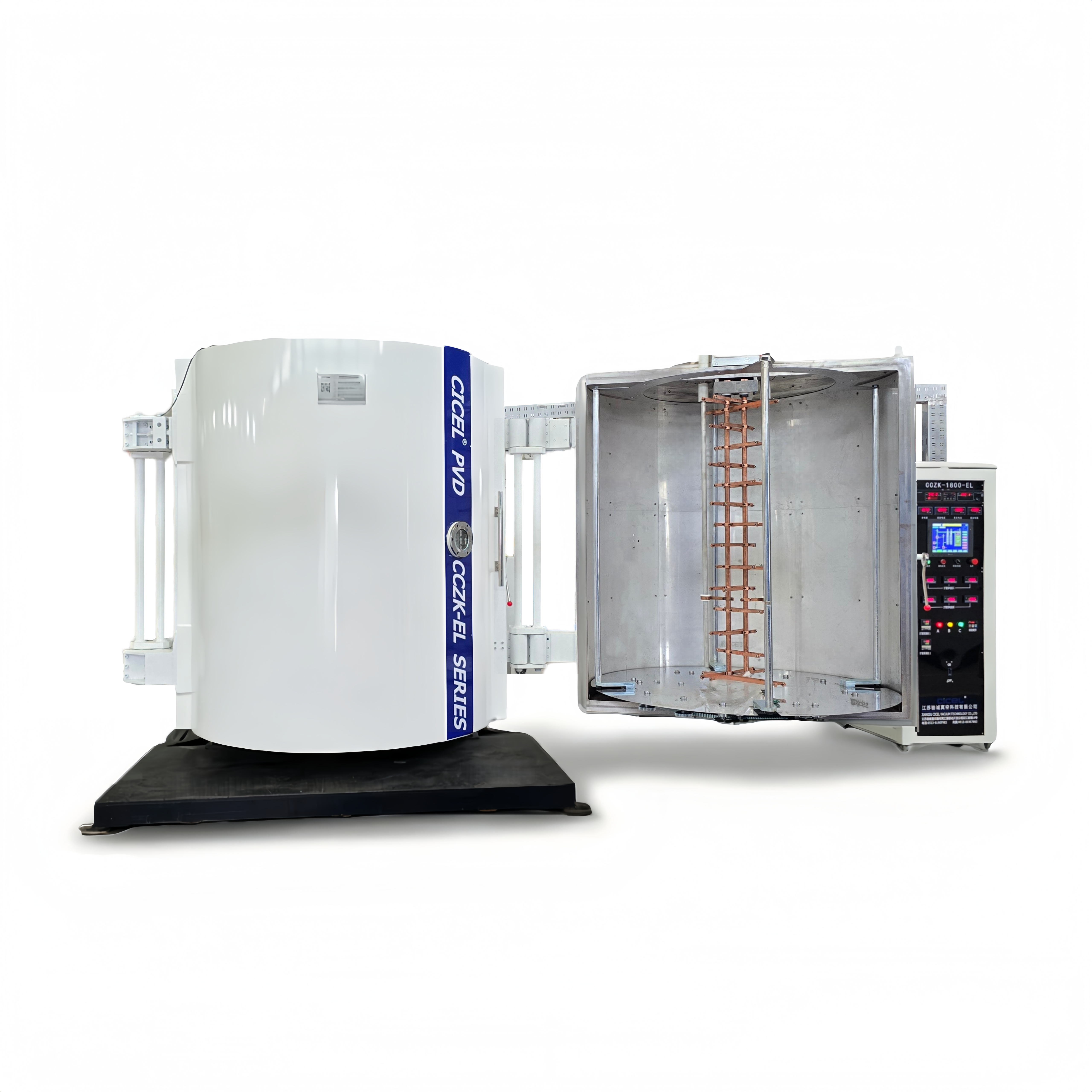 Vertical Double-door Evaporation PVD Vacuum Coating Machine 