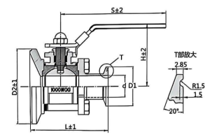 Manual Bottom Tank Full Bore Ball Valve details