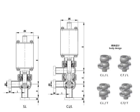 Sanitary divert valve manufacture