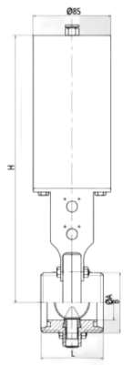 Sanitary pneumatic butterfly valve supplier