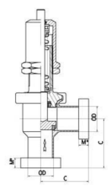 AQ3 sanitary safety valve details