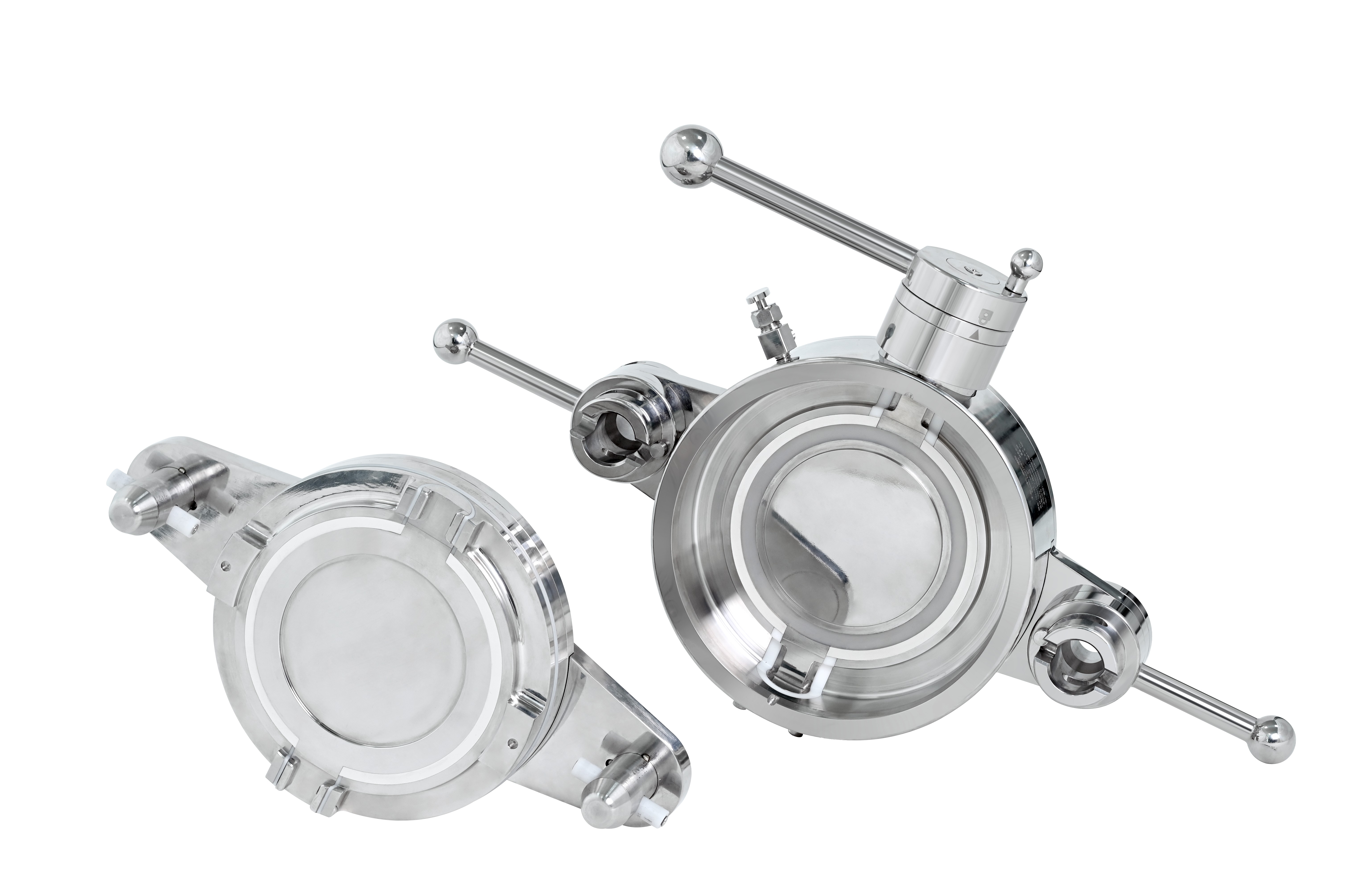 Split butterfly valve