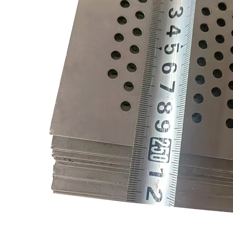 24 pulgada 4 3/4 pulgada Customized Perforated Metal Sheet Hindi kinakalawang na asero 304 201 316 Punched Plate