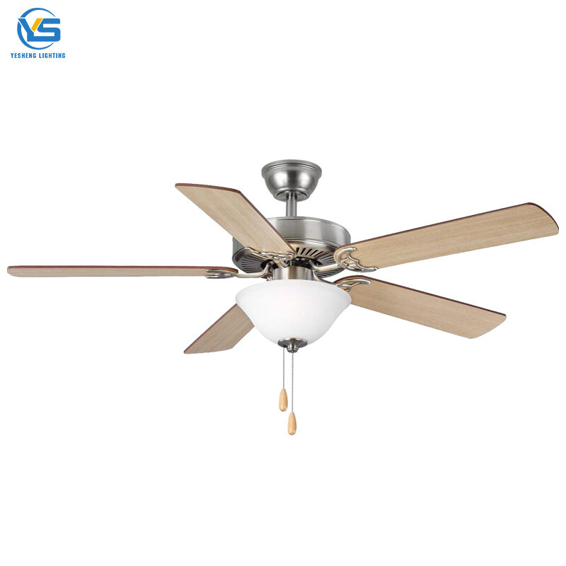 C052 Ceiling Fan for Bedroom with Light & Overhead Fans with Lights