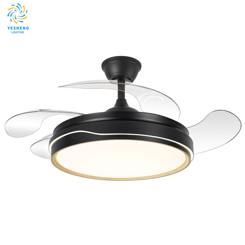 Kandelaarwaaiervir die Slaapkamer & Swart Plafonwaaiermetligte