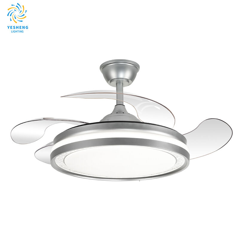 Afstandbeheerwaaiermetligte ~ Plafonwaaiermetligte vir die Sitkamer