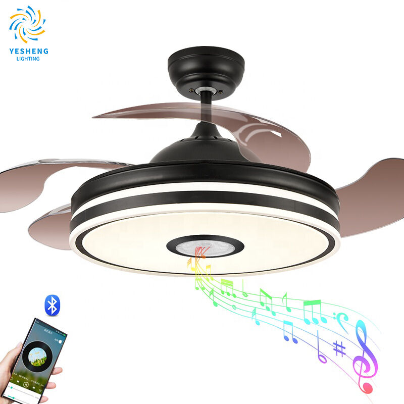 Adopter Fan with Light Household Looking Bedroom Ceiling Fan with Light Led and Remote Control Ceiling Fan with Light for Home