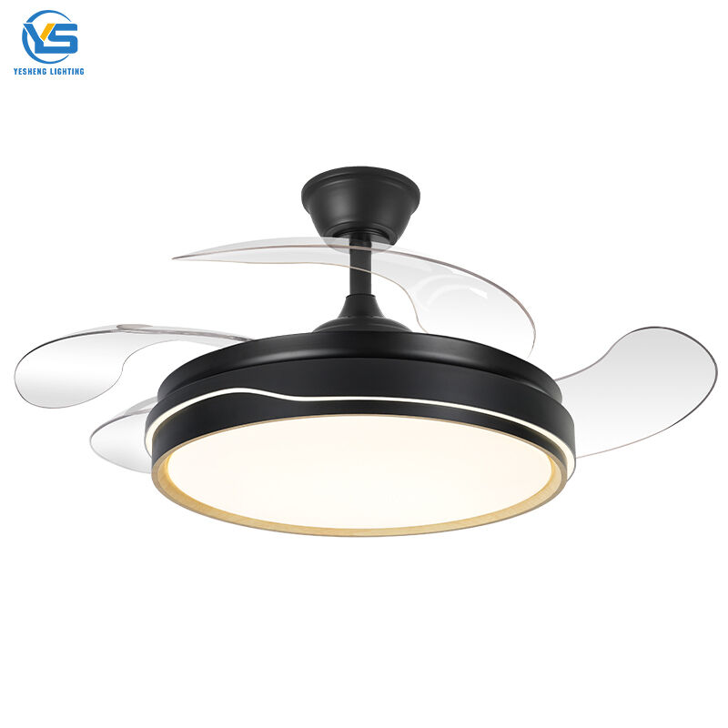 Kandelaarwaaiervir die Slaapkamer & Swart Plafonwaaiermetligte