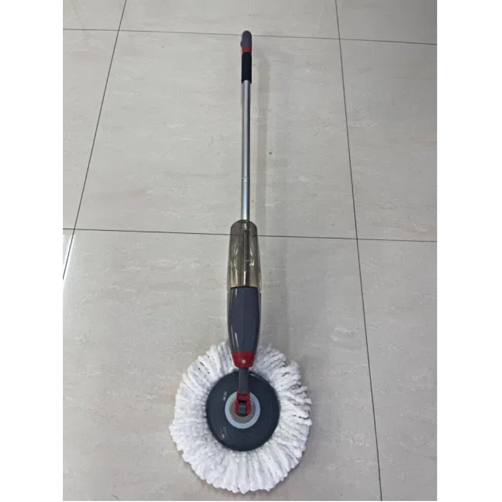 360round Chenille Mop Household Cleaning Floor Dedusting with Water Spray Spray Cleaner Storage Box Intelligent Rotary Magic Mop