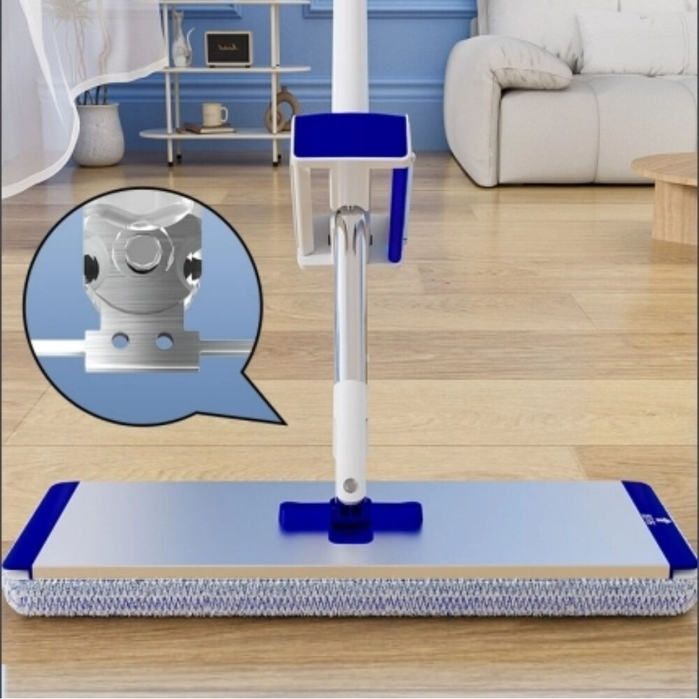 OEM High Quality Microfiber Mop Head Stainless Steel Durable Retractable 360 Rotating Magic Flat Easy Clean Tool Extensible