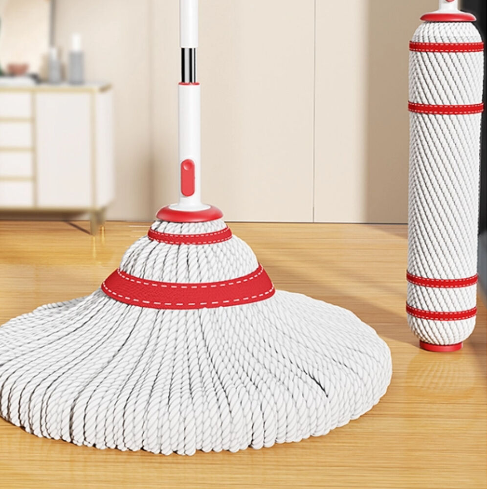 Ultra-Fine Fiber Cotton Thread Mop Head Detachable Reusable Floor Cleaning Tool Hot Selling Twisting Water Mop Replaceable Mop