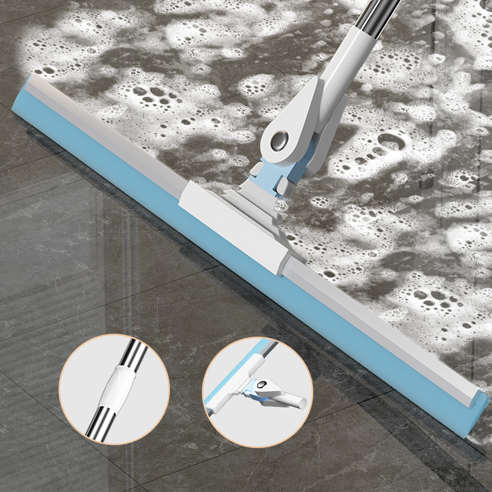 Detachable Soft Silicone Telescopic Cleaning Wiper Long Push Magic Boom Kitchen Bathroom Glass Scraper Household Pet Hair