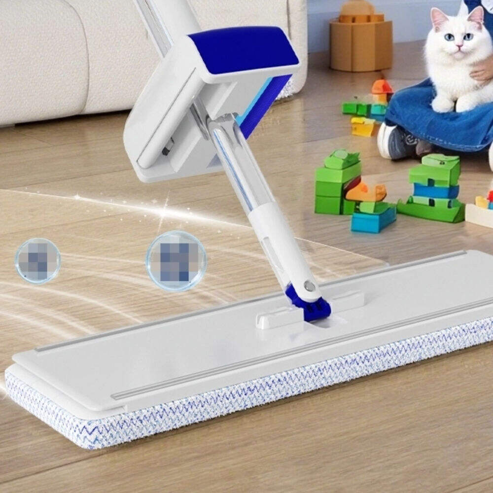 Durable Bilateral Detachable Assembly Plate Stainless Steel Magic Mop Extensible Rotating Squeezing Draining All Kinds