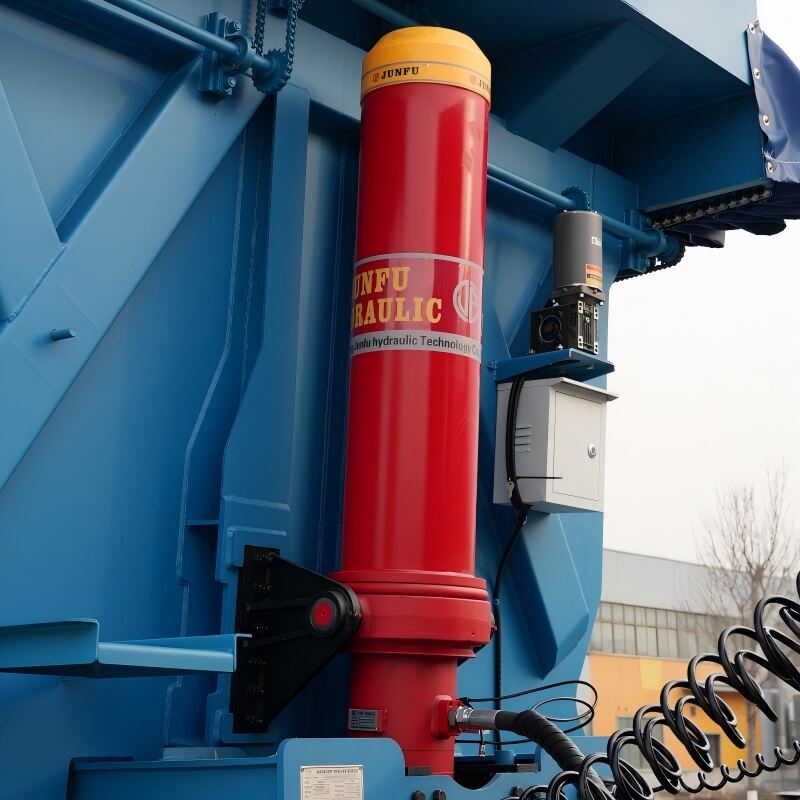 JF Sales High-Pressure Front-Mounted Hydraulic Cylinders for Dump Trucks & Heavy Machinery