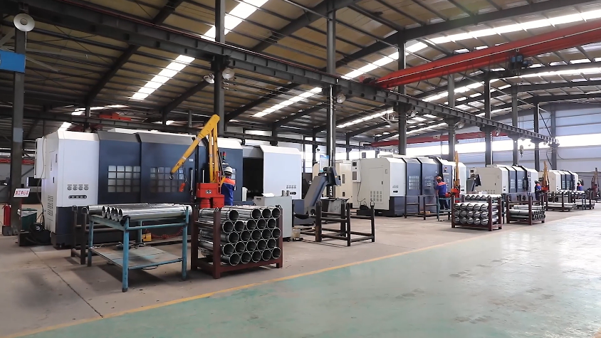 Production process of hydraulic cylinders