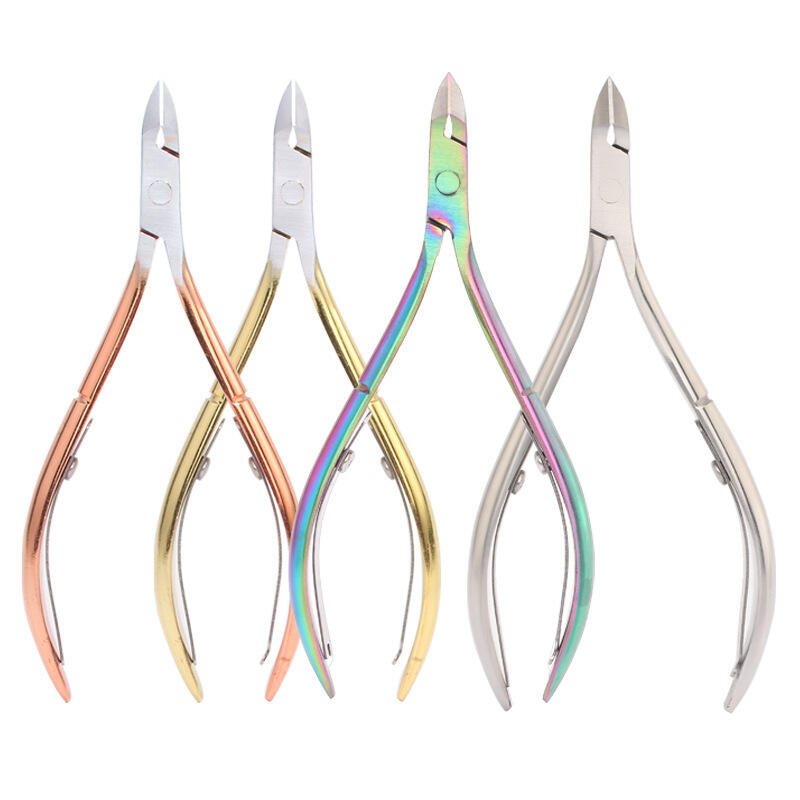 Hot Selling Gold Cuticle Nippers Beauty Tool Stainless Steel Cuticle Nail Nipper