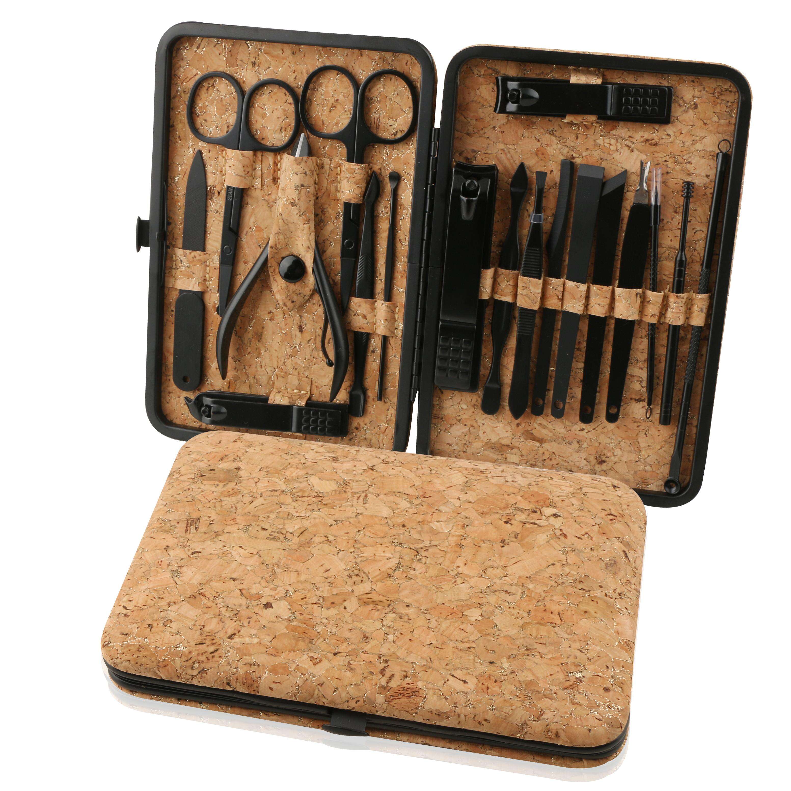 Factory Direct Selling Nail Clipper Kit 18 Piece Travel Manicure Set Pedicure Tools