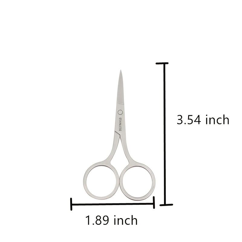 Tijeras para Cejas de Manicura Originales de Fábrica Herramienta de Belleza Tijeras para Cejas con Muelle