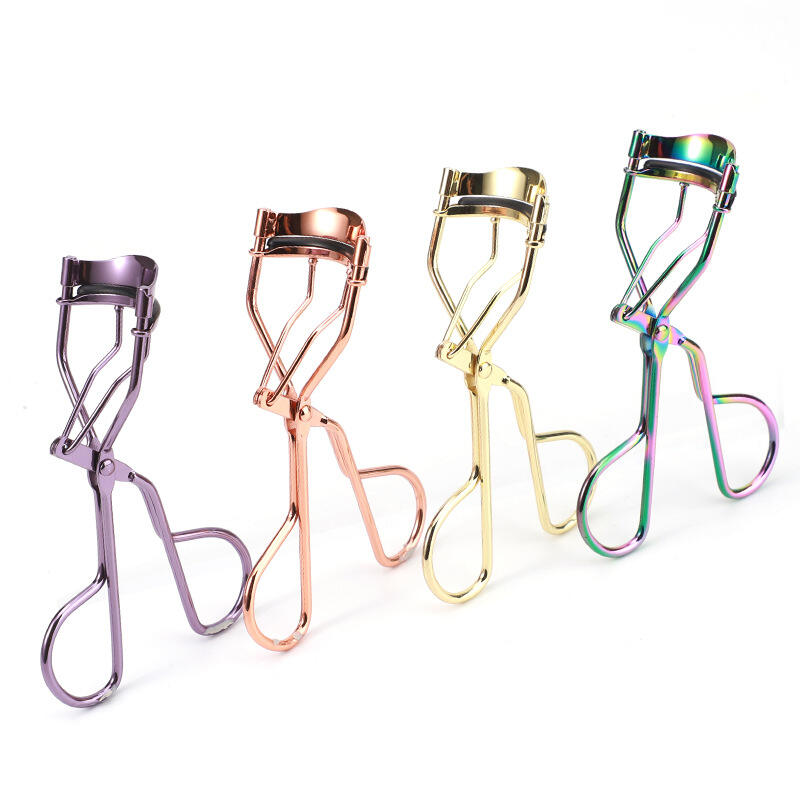 Professional Factory Blue Eyelash Curler Beauty Custom Eyelash Curler with Comb