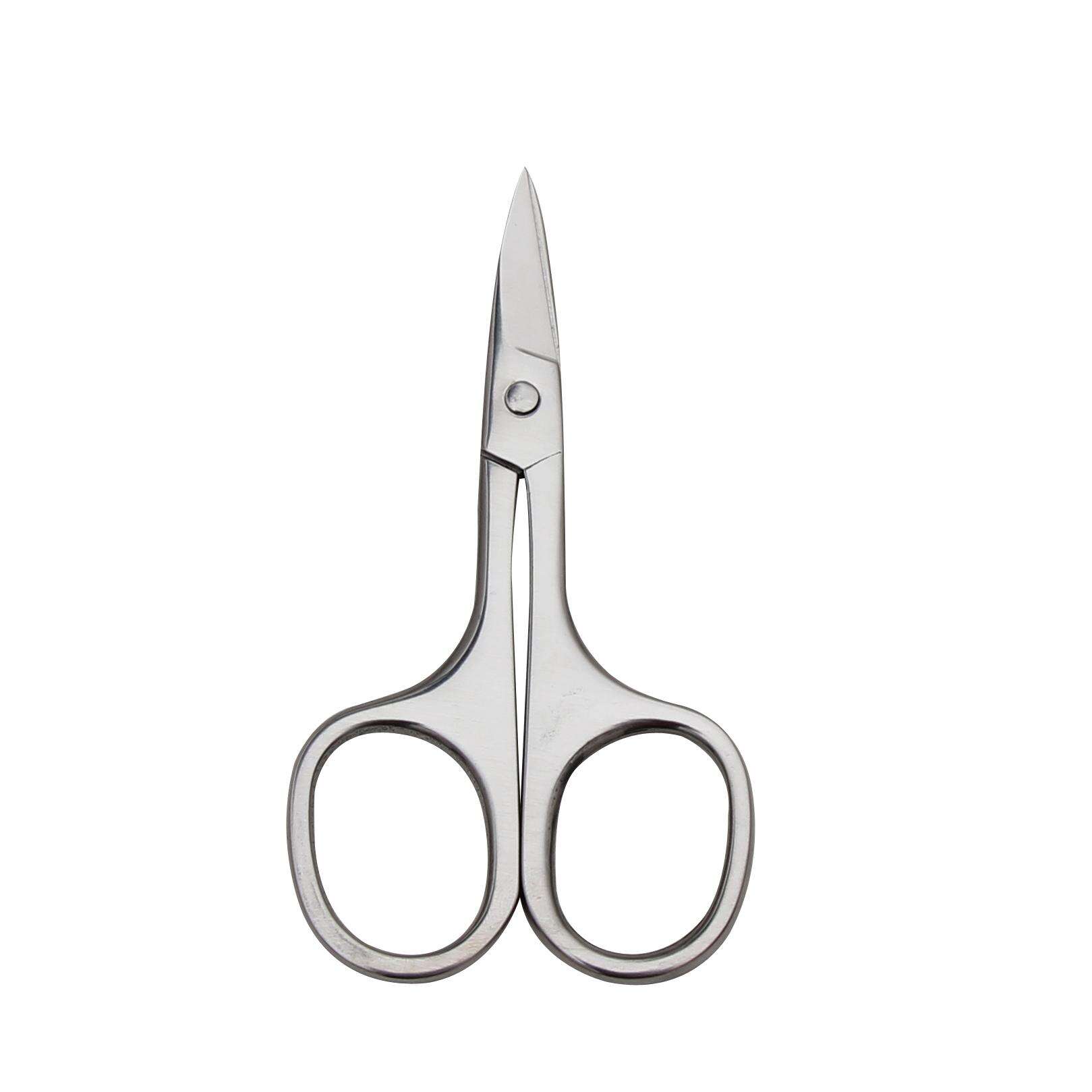 Original Factory Eyebrow Scissors Curved Stainless Steel Eyebrow Scissors Makeup Tool