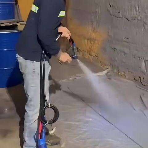 Customer Feedback Hydraulic Polyurea Spray Gun Spraying Performance