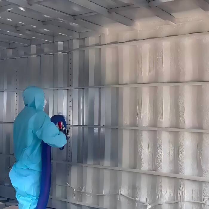 K2000 Portable PU Foam Spray Machine | High-Efficiency Polyurethane Foam Insulation for Shipping Container Walls & Roofs