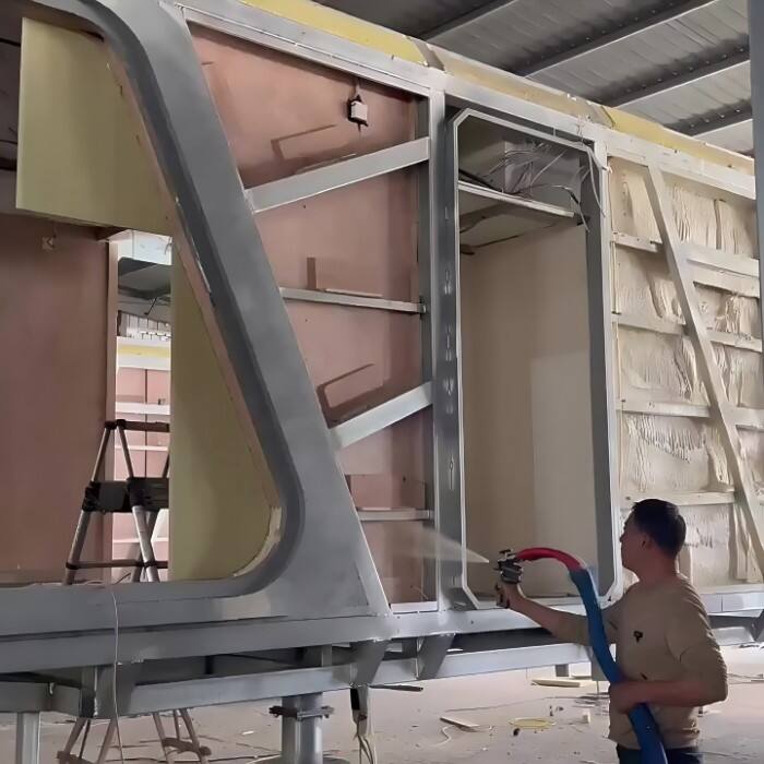 High-Performance K2000 Polyurethane Foam Sprayer for Insulated Container Coating and Lining