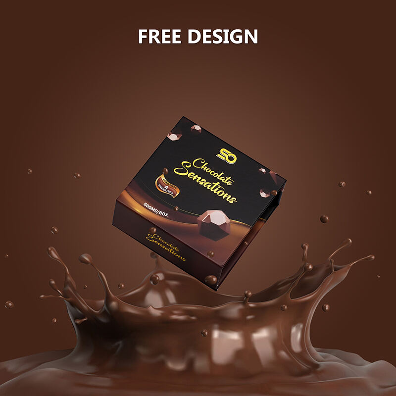 チョコレート箱、高級チョコレートバー箱パッケージ、クリスマス