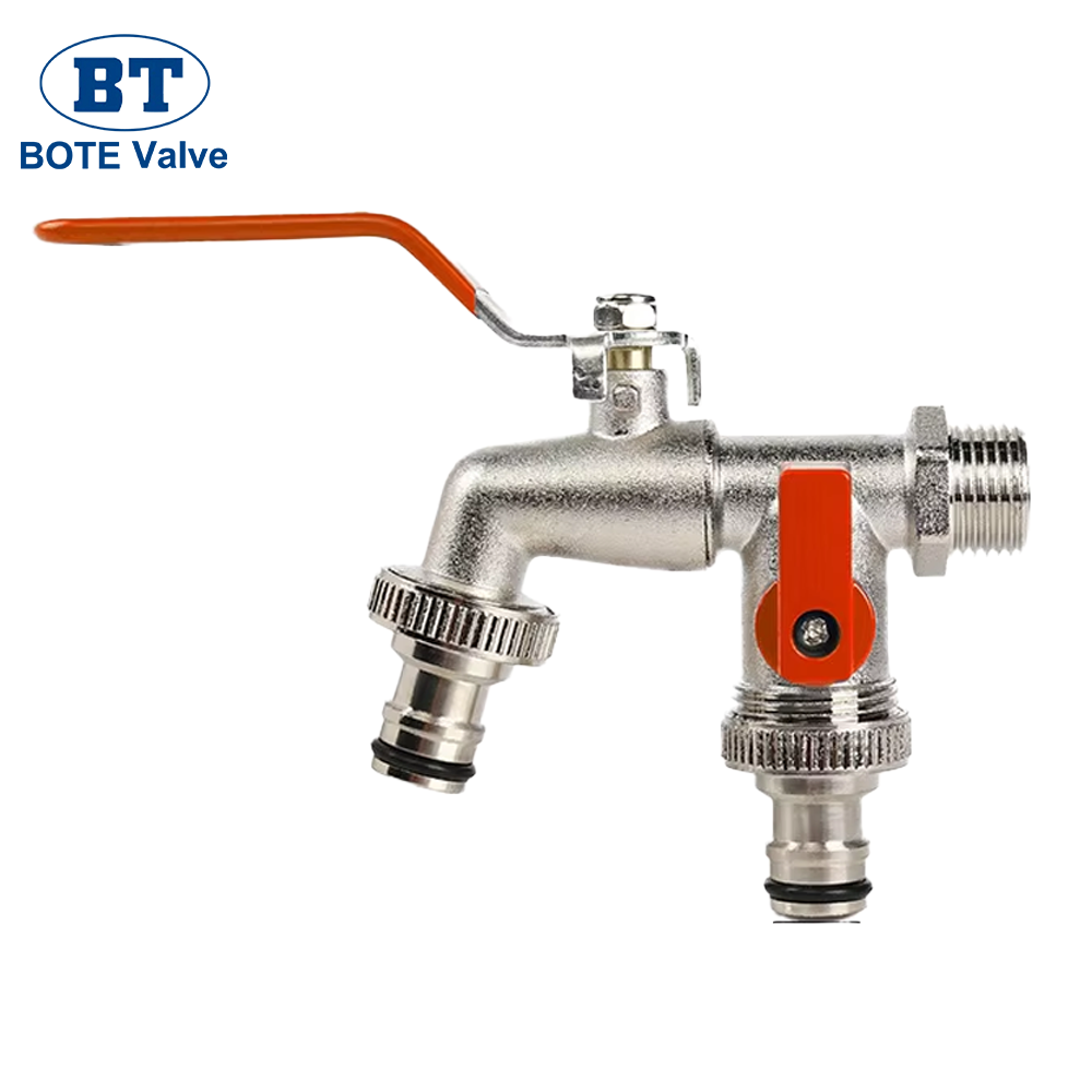 Double Outlet Garden Tap: Dual Hose Control for Efficient Watering