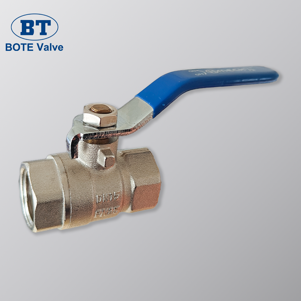 Nickel Plated Forged 600 Wog Brass Ball Valve