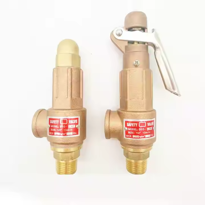 Automatic Brass Boiler Safety Relief Valve - 1/2
