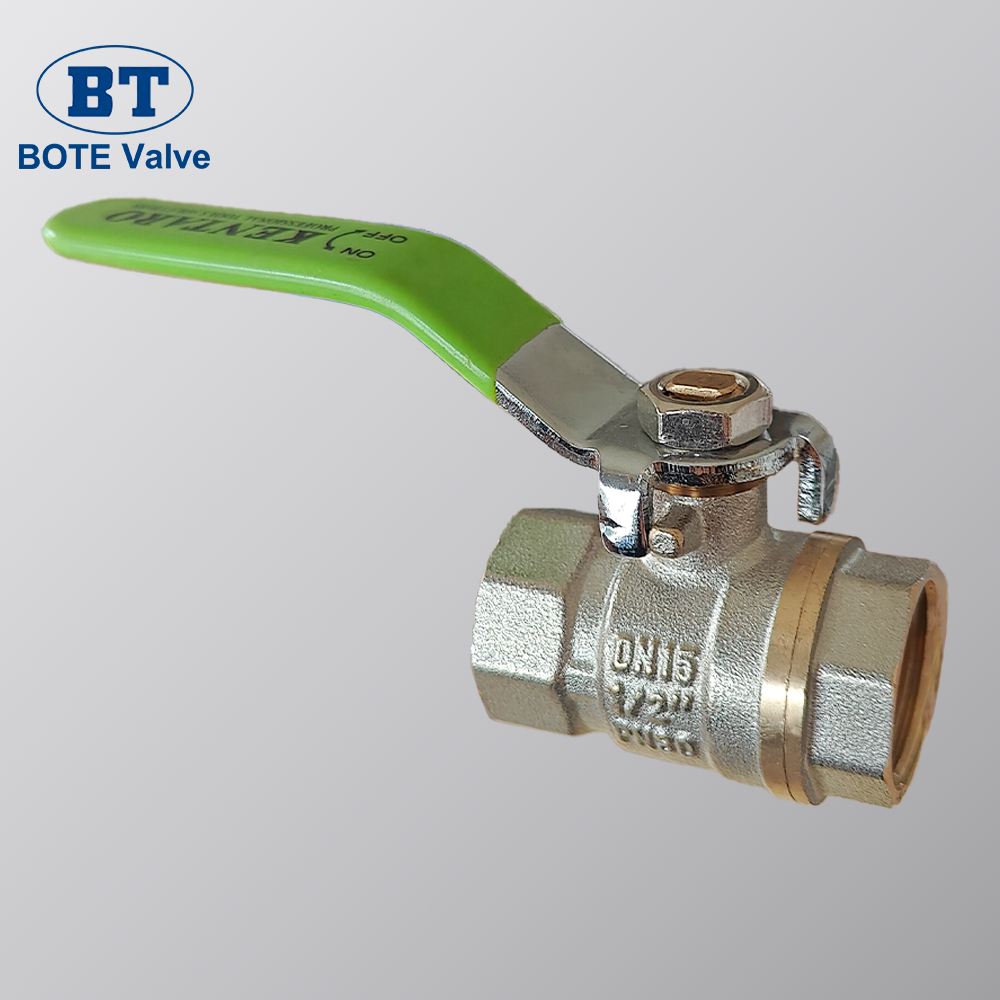300 WOG Reduced Port 2-Piece Brass Ball Valve Manual Threaded Plumbing Water Valve OEM Customizable