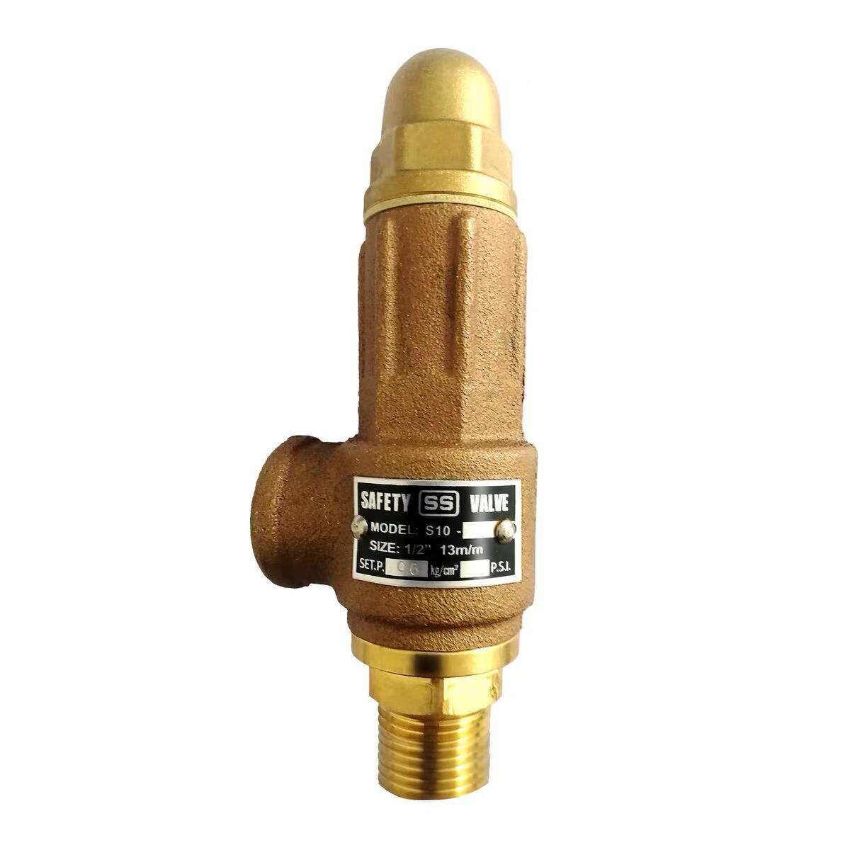 Automatic Brass Boiler Safety Relief Valve - 1/2