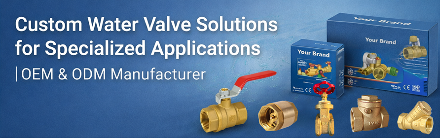 โซลูชันวาล์วน้ำแบบกำหนดเองสำหรับการใช้งานเฉพาะด้าน