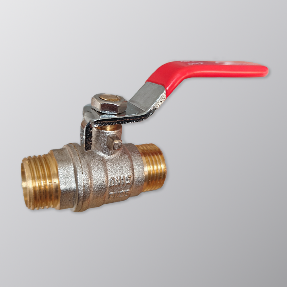 PN25 Brass Ball Valve with Male Threaded Connection 1/2