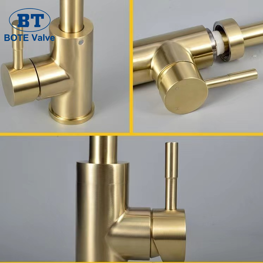 Stainless Steel Single Handle High Arc Kitchen Faucet