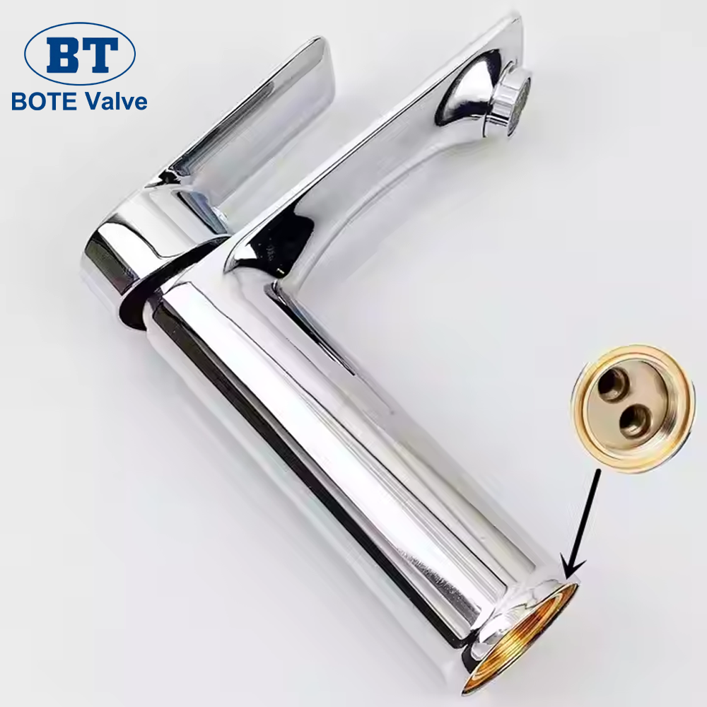 Modern Single-Hole Ceramic Valve Core Basin Faucet