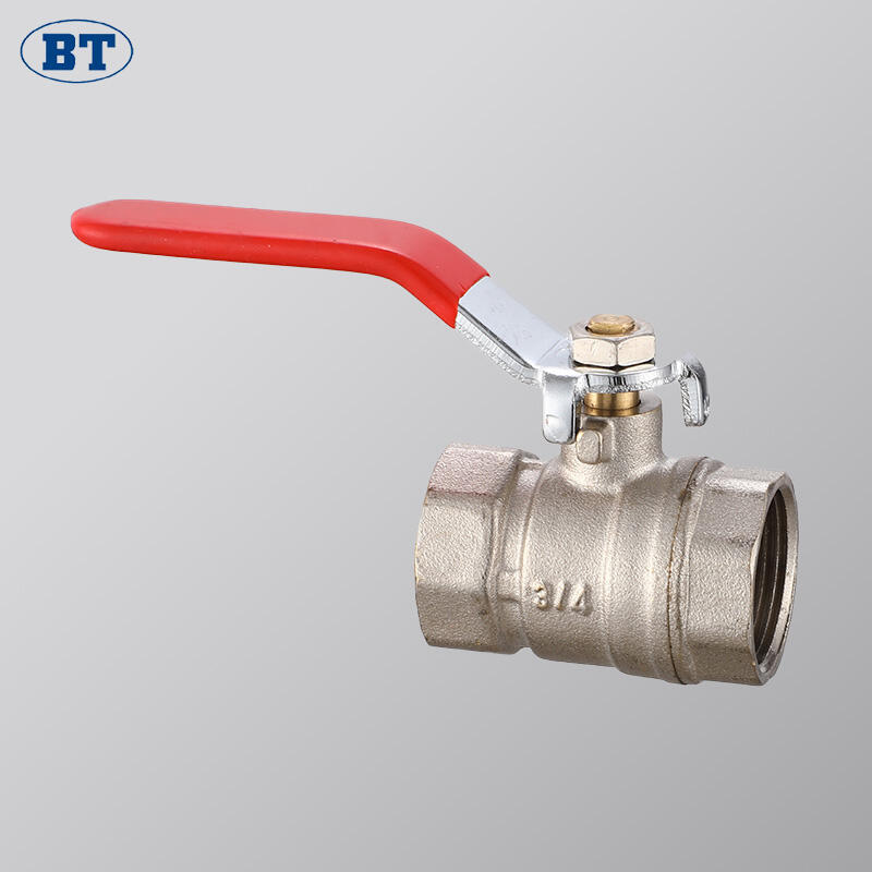 Light-Weight Brass Ball Valve Reduced Bore Manual Valve with Long Handle for Water Plumbing