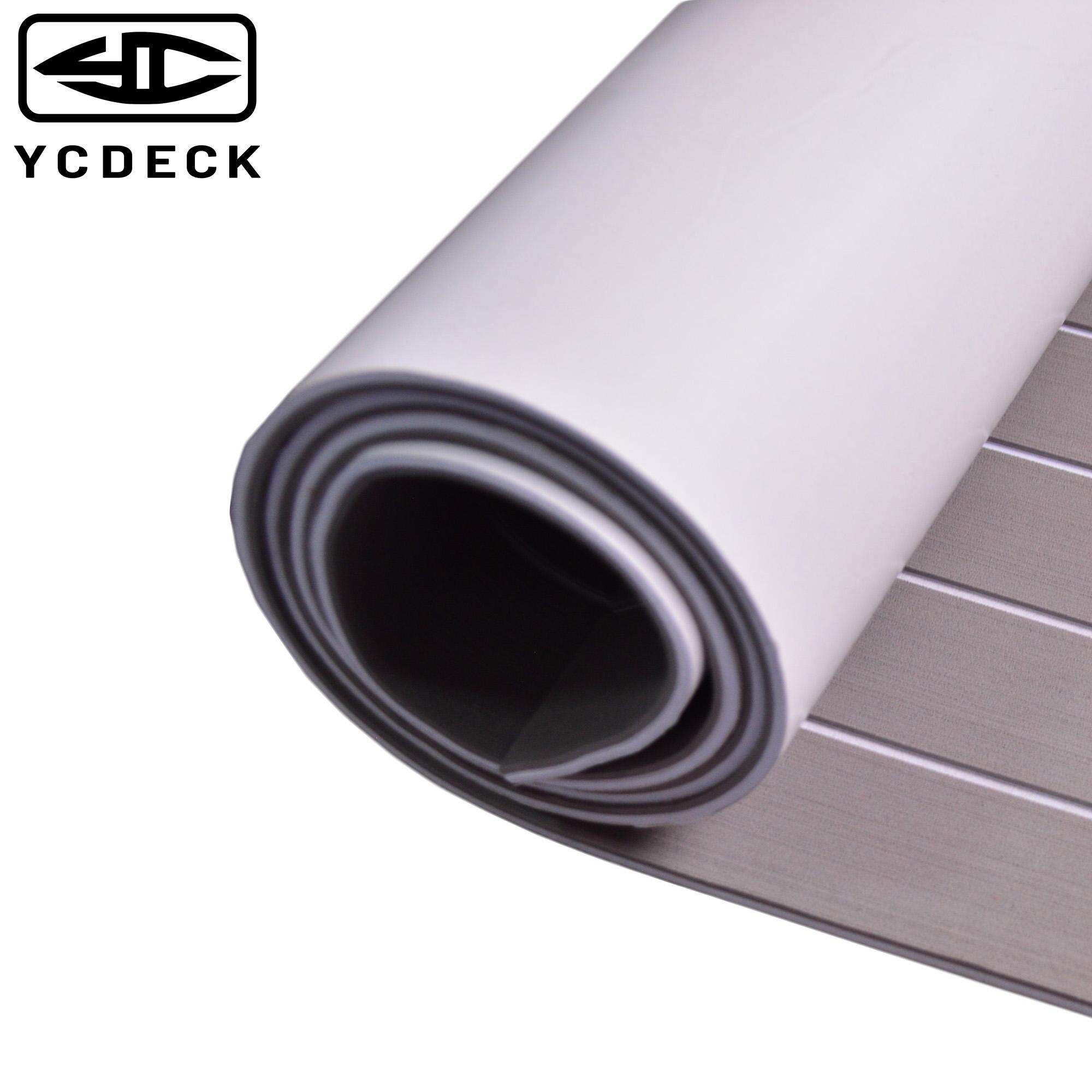 YCDECK Boat Flooring EVA Foam Boat Decking Faux Teak Marine Flooring Boat Mat Boat Carpet Sheet for Jon Boats Swim Platform Helm Pad RV Floor
