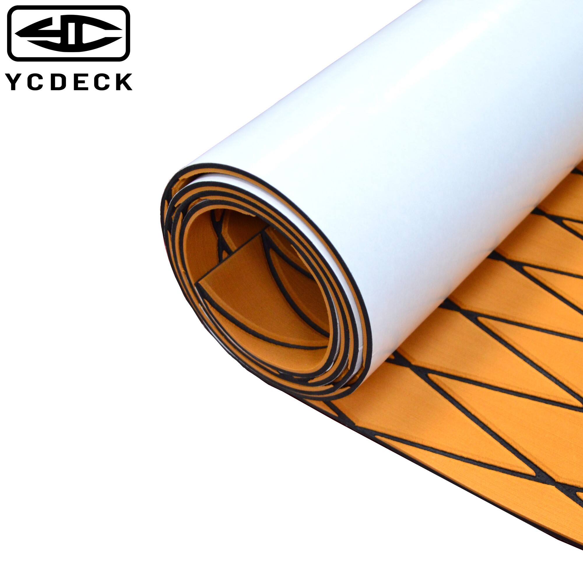 YCDECK Perfect Splicing Diamond EVA Foam Boat Decking Sheet for Kayak RV Yacht Pool Skateboard Skimboard Step