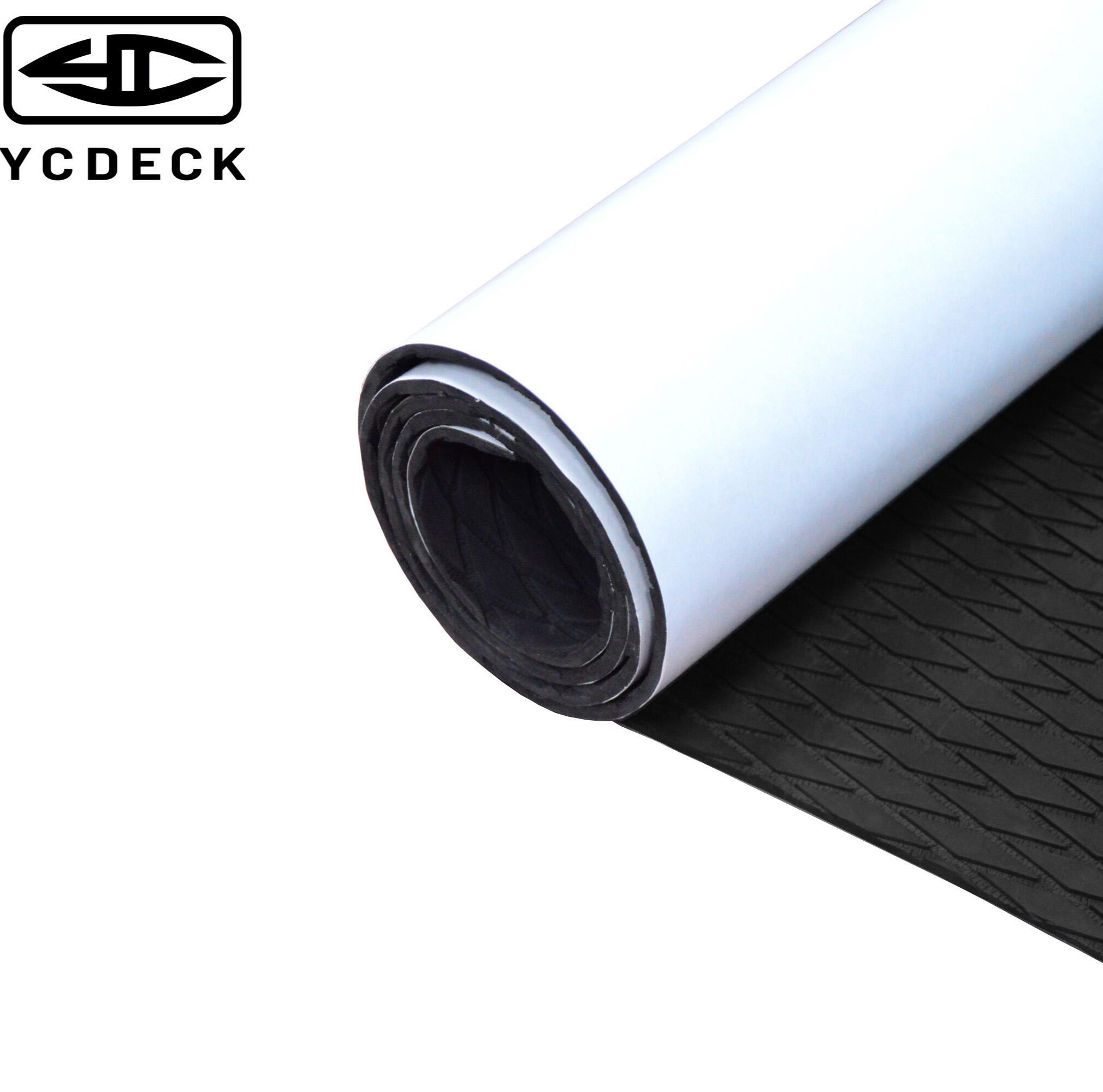 Feuille de Mousse EVA Diamant YCDECK avec Pad Antidérapant à Forte Adhérence, Pad de Traction DIY pour Surfboard, Mat antidérapant ajustable