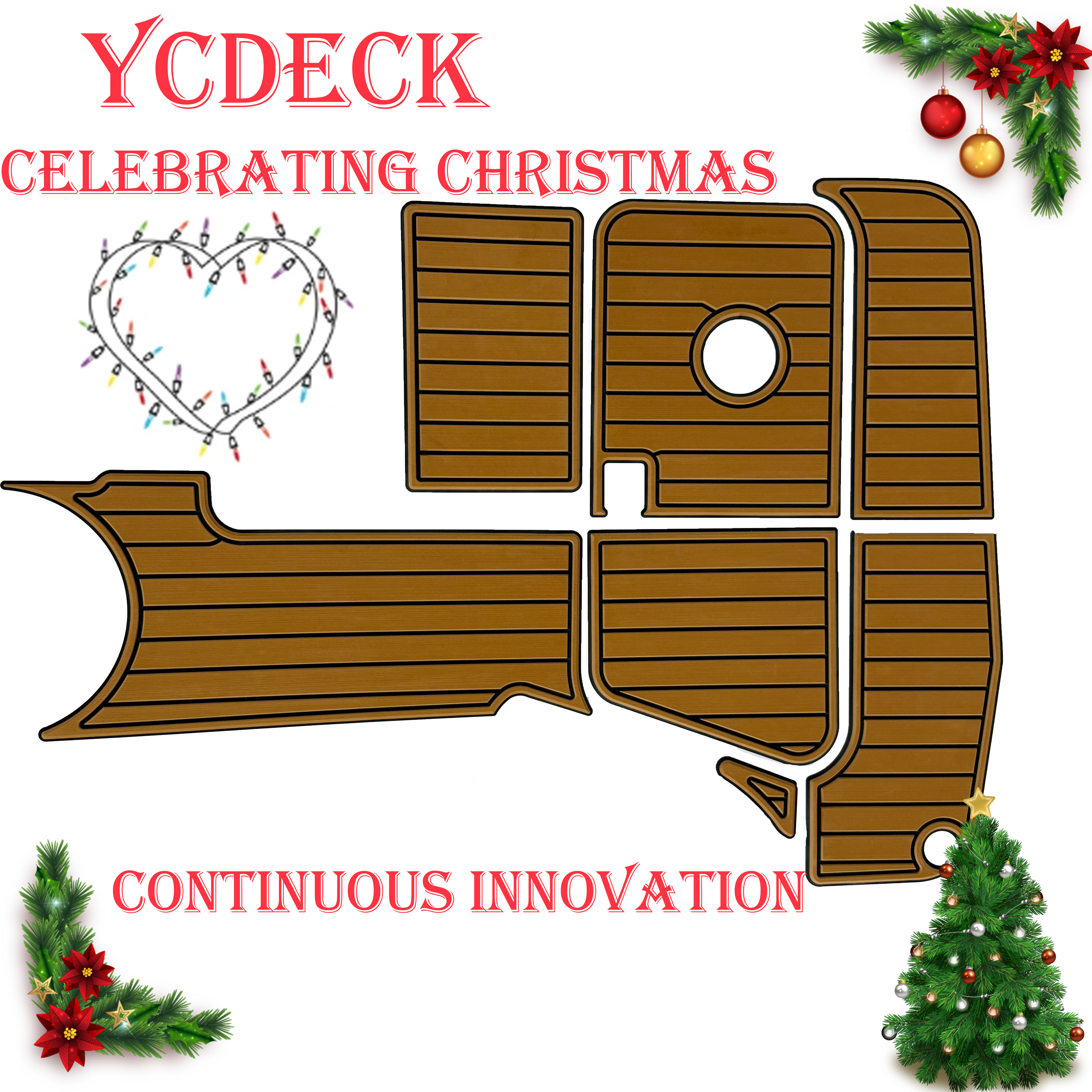 From Material to Adhesive: Celebrating Christmas - YCDECK continuous innovation