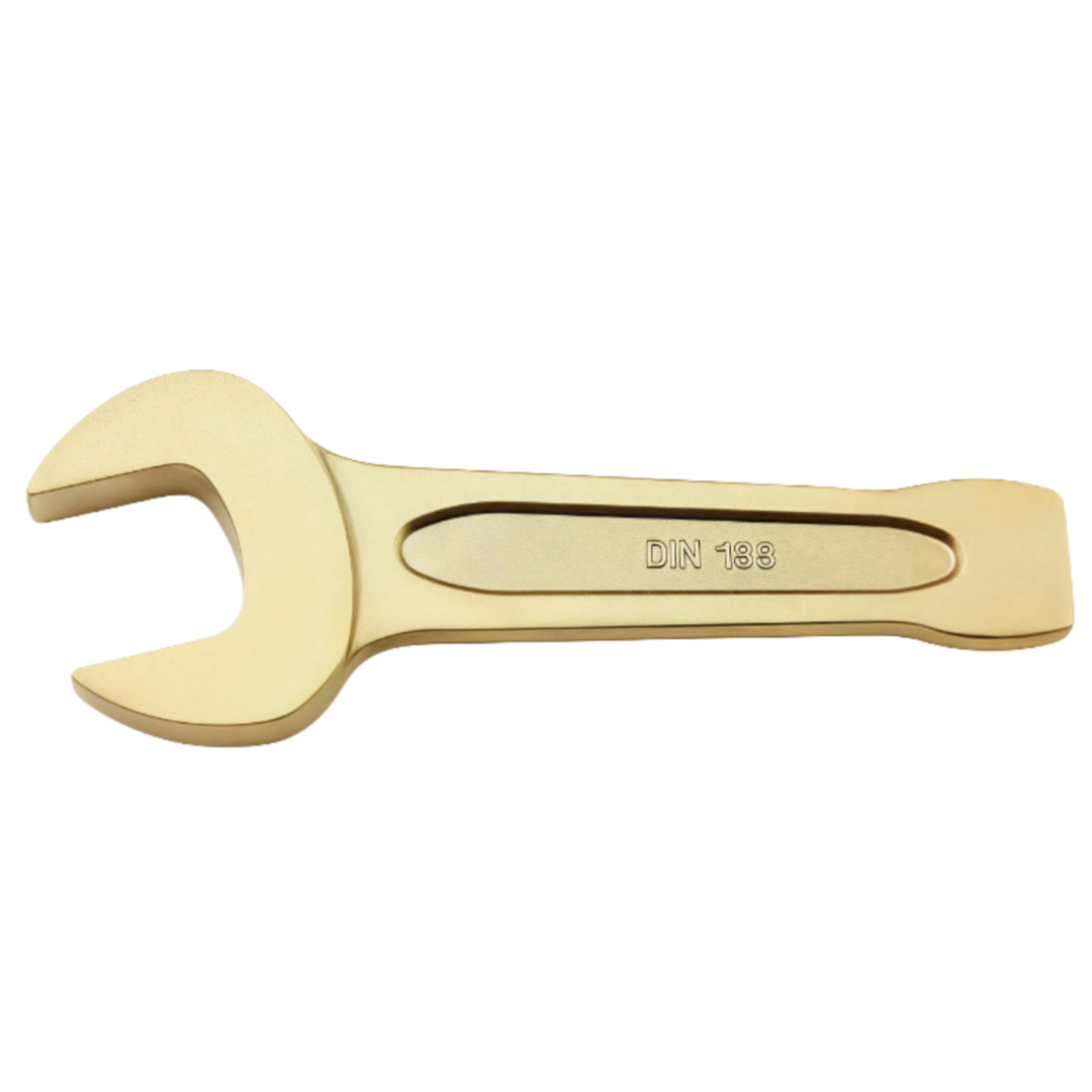 Chiave a bocca singola di alta qualità in rame-berillio per vendita diretta, a prova di esplosione, per ambienti di lavoro petrolchimici, infiammabili e pericolosi