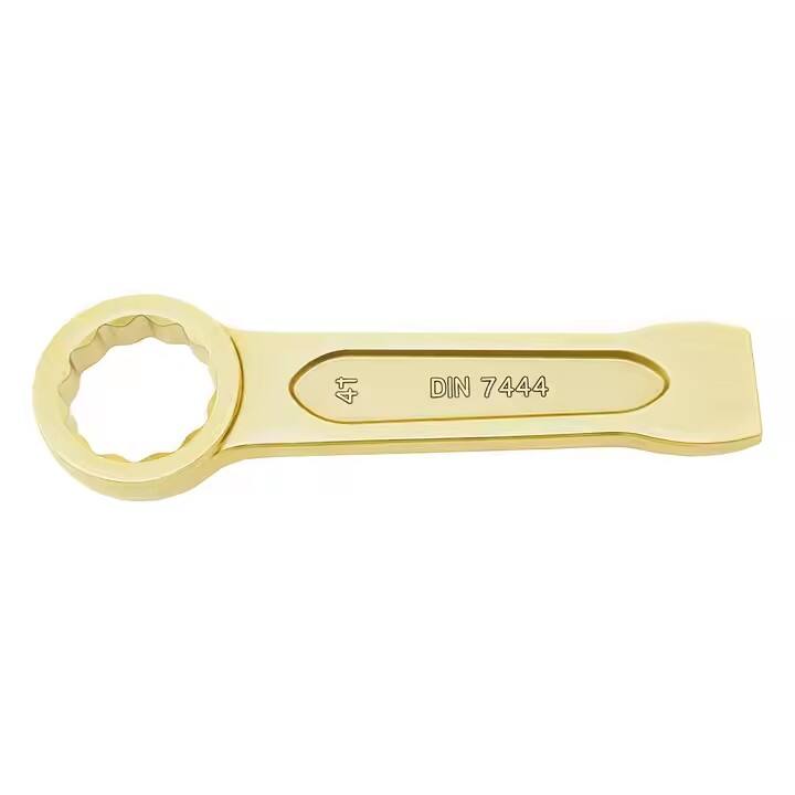 Llave de boca abierta antideflagrante de alta performance en bronce aluminico o bronce de berilio cuadrada llave de boca anular con diseño de flor de ciruelo