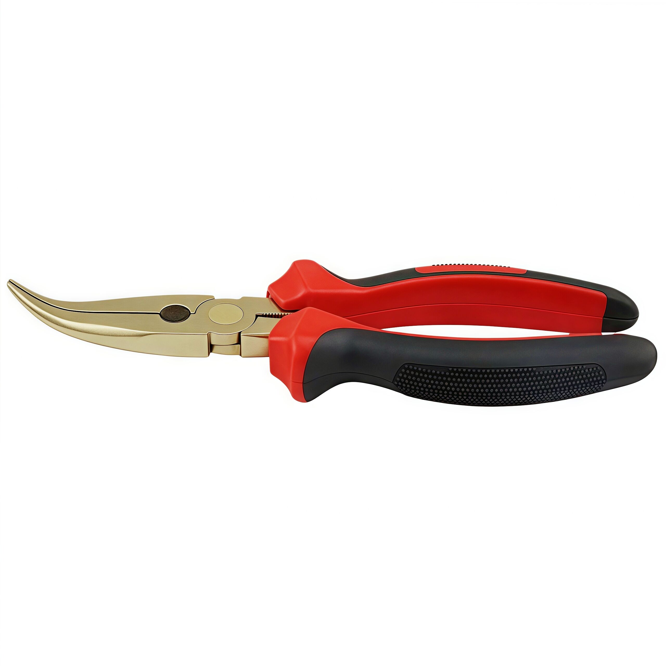 Sikkerhetsgaranterte Al-br 6'' 8'' Ikke-sparkdannende tang med bøyd nebb og antislipphåndtak for bruk i brannfarlige og eksplosjonsfarlige steder