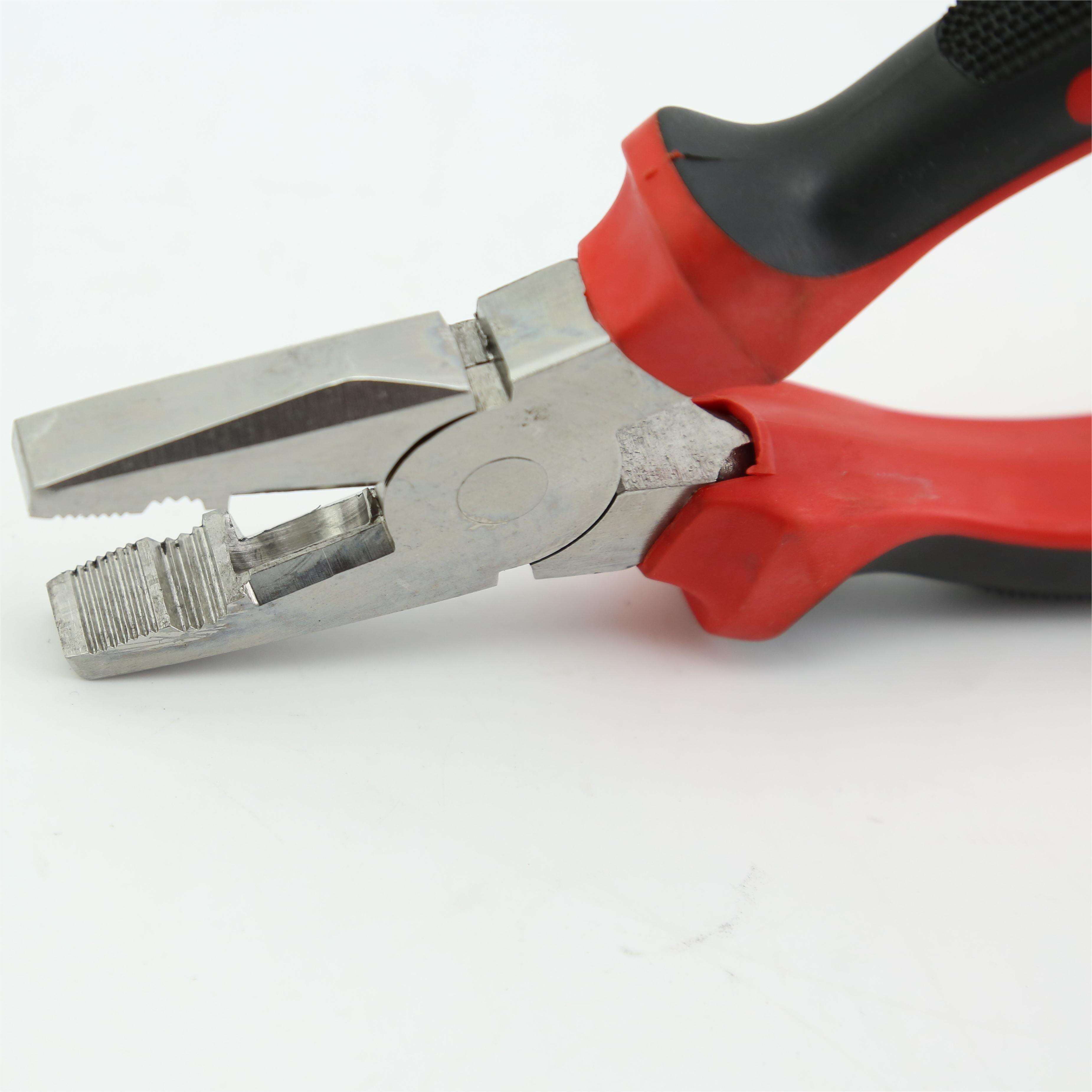 304 Stainless Steel Rust Resistance Corrosion Resistance Low - Intensity Magnetism with Cutter - Holding Function Lineman Pliers manufacture