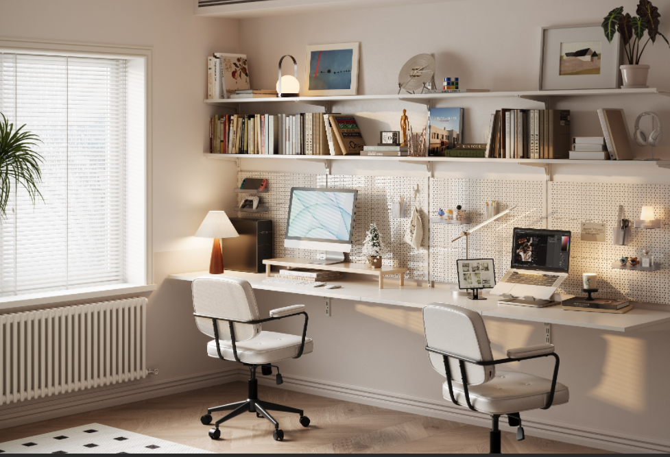 Devor javonlari uy ofislari uchun saqlash imkoniyatini qanday yaxshilashi mumkin?